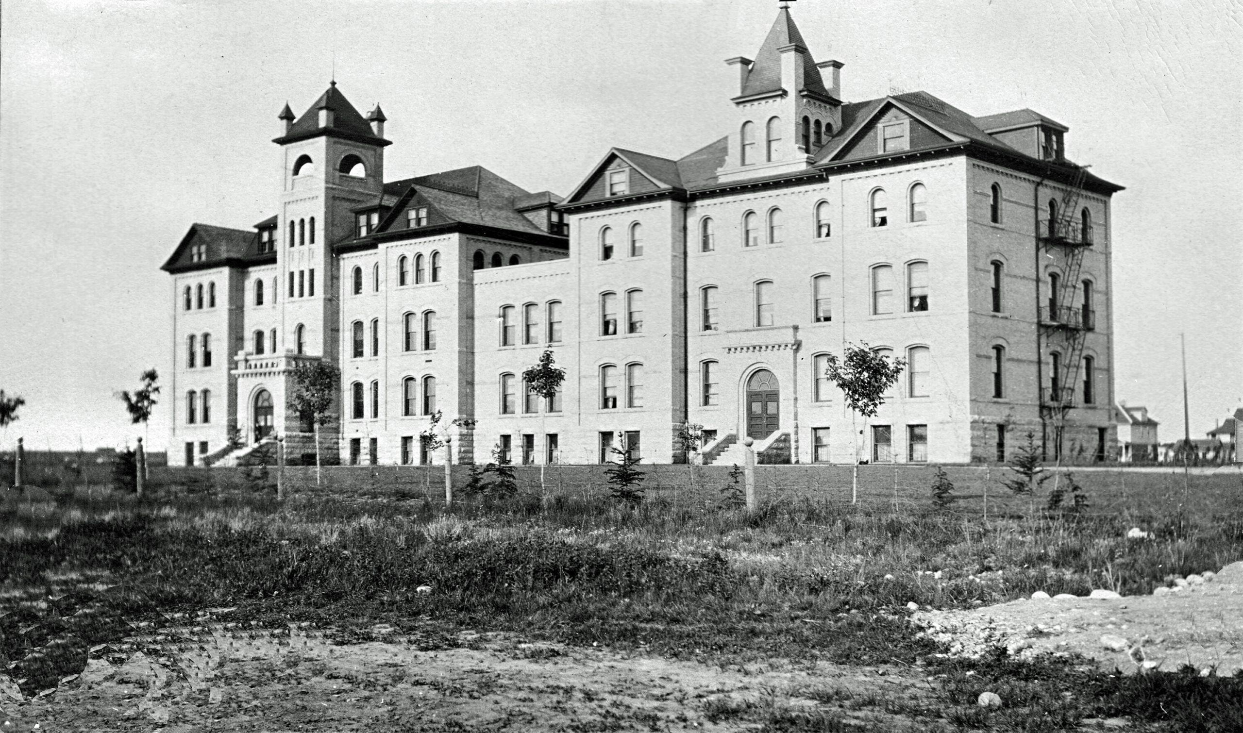 vintage photo of historic Brandon College